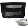 Générique Borsa portaoggetti per barca, tasca rimovibile impermeabile, con retro adesivo, per la tua barca ordinata, borsa portaoggetti in rete, borsa per attrezzi da pesca, kayak yacht vela