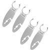 Generico Clip Per Paddle Board, Supporto Per Paddle Kayak Da 4 Pezzi, accessoris Universali Per Paddleboard Per Donne E Uomini, Durevole E Resistente Ai Raggi UV, Per Tutti I Paddleboard E Kayak Da 5-7 Pollici