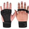 DASJKDI Guanti da allenamento for sollevamento pesi for uomini e donne, fitness, sport, body building, ginnastica, palestra, polso, palmo della mano per sollevamento pesi(B-Black,M)