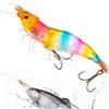 Générique Esca gamberetto, 9.0 cm, realistica fluorescente per fiume spiaggia mare glane