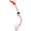 Aymzbd Boccaglio da Nuoto per Bambini, Montaggio Frontale, Attrezzatura per Snorkeling, Tubo di Respirazione Bagnato, Materiale Morbido in Silicone Leggero, Blu