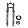 LHHL Forcella Ammortizzata per Mountain Bike da 26 27,5 29 Tubo Dritto Forcelle Anteriore per Bicicletta QR 9 * 100mm Corsa 100mm Blocco Manuale Rimbalzo Regolazione per XC AM MTB(29'')