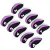 Sorandy Set di Coperture per Putter da in Neoprene 10 Pezzi Accessorio Protettivo Morbido e Durevole per Viaggi All'aperto Viola