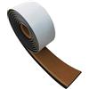 ZWCSHUU Antiscivolo Marine Boat Decking Mat Tappetino for Ponte di Barca a Striscia Singola in Teak Imitazione, Pavimento in Schiuma Eva Antiscivolo Marrone, 58x2400x5mm(Maroon-Black Accents)