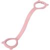 Generic Fasce elastiche per esercizi - Fasce elastiche con manico antiscivolo - Corda di tensione in silicone per torace, portatile, per esercizi muscolari, allenamento muscolare, attrezzatura per yoga, per