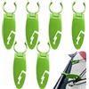 Generic Clip per tavola da paddle, 6 morsetti per pinne, clip di fissaggio espandibili, facili da installare, fissaggio a C, sportivi per uomini, donne, ragazzi, ragazzi e