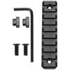 OKBY Mlok Picatinny Rail - M-Lok Rail Section 3/5/9/11 Slot Metal Picatinny/Weaver Rail Set Accessori (Taglia : 9-Slot)