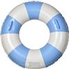 Gungtj Swim Ring, portatile Float Ring, Thickened Anti Rollover Striped Swimming Floatie, Built in Handles for Stability, Beach Party, Pool Fun, Summer Vacation, Sturdy Design, 29.53 inch