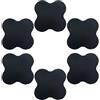 Generic Tappetini per tapis roulant su tappeto - 6 pezzi antiscivolo per uso intensivo | Protezione per tapis roulant e cyclette, ufficio o ufficio, palestra, appartamento, casa, fitness, allenamento