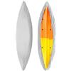 Msioytog Protezioni per Tavole da Surf Antipolvere Canoe in Tessuto Oxford Copertura Antipolvere con Coulisse Elastica Copertura per Kayak Impermeabile Canoe in Tessuto Oxford con Coulisse Elastica