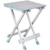 kowaku Sgabello Pieghevole Essenziale, Leggero, in Lega di Alluminio, Ideale per Parco, Escursioni E Spiaggia.