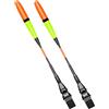 RUINBNC 2Pcs LED Glow Float Top Mount Night Fishing Tool, Sensibile Luminoso Galleggianti di Ricambio Boe di Pesce Accessori Boe Galleggianti Strumento