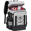 Nuyhgtr Cooler Backpack, grande capacità Ice Chest Backpack, portatile impermeabile Tote Box for Camping, Fishing, Beach, Picnic, Hiking, Travel, Work & School, Gray and Black