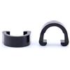 HOMOCONO Clip per Cavo Freno Bici 10 Pezzi in Plastica Nera Ganci Doppi e Rotazione Centrale per Sicurezza Accessori Ciclismo Mountain Bike