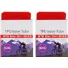 SMZhomeone Camera d'aria ultraleggera per bici in TPU, 62 g, 45 mm, valvola per pneumatici da corsa 26 275 29ER x 19-26 pollici MTB da strada viola parti di ricambio leggere (26 x 1,95-2,6 2 pezzi)