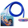 Generico Attrezzatura Respirazione Nuoto - Boccaglio Pieghevole, Attrezzatura per Snorkeling Completamente Asciutta per Adulti con Tavola Galleggiante Dispositivo Respirazione Subacquea (singola, 1 metri)