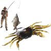 Generic Esche granchio per simulazione | Esche morbide granchio con gancio a punta - Buona attrezzatura da pesca che affonda l'acqua, design anti- , esca realistica per pesca mandarino e carpe