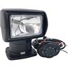 XGHDPBM Faretto marino da 100 W, faretto a lampadina con rotazione di 360° for illuminazione for faro for auto,camion, barca, lampada da esterno alogena da 2500 LM,faro da ricerca for barca marina(Black,24V)