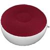 Lljsszr Poggiapiedi Gonfiabile, Poggiapiedi per Esterni, Sgabello Portatile per Patio, Sedile, Rosso, 62x32cm
