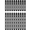 Generisch Supporti per canna da pesca, supporti per canna da pesca in silicone, per ponti della barca, 20 pezzi, cinghie elastiche per caccia, giardino, campeggio, zaino, da pesca