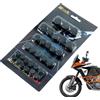 Genérico Copertura bullone dado moto - Copertura decorativa per bulloni per motore 5 colori - 30 pz/set cappello a vite per moto antiruggine, pezzo