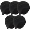 Chewtoyo 5 cappellini da ciclismo in pile, fodera invernale per casco con teschio, berretto termico con paraorecchie, per uomini e donne, antivento, caldo, per corsa, freddo, per ciclismo ed esercizio
