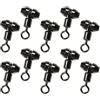 Tsophreniq 10pcs 3 Vie Girelle Da Pesca Girelle Connettore di Linea Accessorio Per Acqua Salata Rolling Bass Attrezzature