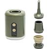 Générique Tiny Electric Air Pump, Camping Light, Ultra-Fast Ricaricabile Inflator, Lightweight Portable Air Pumps for Pool Floats, Hiking, Fishing, Picnics, Backpacking, 2,42 x 1,83 x 1,83 pollici