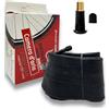 Generico Camera d'Aria per Bici Fat Bike, 20 x 40, Valvola Americana, Gomma Butilica, Nero