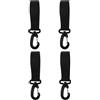 KHBUAB 4 Clip Porta per Kayak Fibbie Resistenti e Leggere Ganci da Canoa Bordi Arrotondati Accessori per Kayak per Fissaggio Rapido Laterale Durevoli per Sport Acquatici