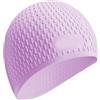 Tsophreniq Cuffia da nuoto in silicone, per adulti, grande, elastica, in silicone, protezione per le orecchie, per capelli lunghi e corti