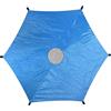 Temeemeg Copertura per trampolino Protezione solare Tenda per trampolino per trampolini a gamba dritta a 6 poli Blu