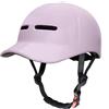 Kronabelle Casco da bicicletta per adulti, rosa chiaro, taglia M, 54-57 cm, fanale posteriore integrato, in policarbonato EPS resistente agli urti, 4 prese d'aria, ricaricabile di tipo C, per pendolarismo
