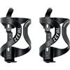 ZEFAL Pack Spring Nero - Due Portaborracce Bici per il Telaio - Porta Borraccia Bici Leggero e Resistente per Bici da Strada e Mountain Bike - Nero