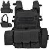 Generic Airsoft Chest Rig, custodia protettiva regolabile per bambini, gilet di sicurezza per bambini, per allenamento di paintball, cosplay, giochi di ruolo, combattimento e battaglia