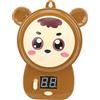 BSTCAR Contatore Tattile per Bambini Che Salta, Timer, Calcolatrice per Salti Alimentata a Batteria con Luce LED, Trasmissione Vocale Intelligente, Giocattolo Sportivo da Parete p (Rosa)
