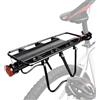 Générique Bike Luggage Rack, Extendable Carrier with Quick Release, Bicycle Rack for Cargo, Sturdy Metal Design, Easy Install Feature, Cycling Tool, Travel Accessory for Road Mountain City