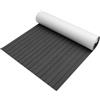 ZWCSHUU Antiscivolo Marine Boat Decking Mat 2400x900x6mm Eva Teak Decking Foglio Tappetino Antiscivolo Autoadesivo for Barca Yacht Marine Deck Pad Pavimentazione del Bagagliaio di un'auto(White)