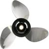 Generico Compatibile con elica in Acciaio Inossidabile 14x19 Passo 15 scanalate for Barca fuoribordo Suzuki DF