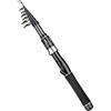 ZYNCUE Ultralight Telescopico Carbonio Canna Da Pesca 15M-24M Con Guida Ceramica Per Anello E Spirale Reel Shore Sea Casting