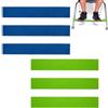 Nuyhgtr Fasce elastiche elastiche per la tua casa, palestra fitness, portatile pilates strength allenamento attrezzature, versatile esercizio per donne, uomini, tutte le età, bambini