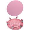 Solaughguy Silent Ab Roller con sei ruote Core Trainer | Disco fitness con rotazione a 360 gradi per allenamento in palestra a casa | Ginocchiera antiscivolo inclusa, attrezzatura per esercizi in plastica ABS