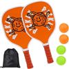 Nuyhgtr Kit di paddle, paddle ball attrezzature, teikened edge paddle, Hole Ball Set, Outdoor Paddle Equipment, Protective and Sturdy Hole Ball Paddle Set with Thickened Edge for Outdoor Use