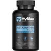 HyBlue Astaxantina Integratore Migliore Antiossidante 8 mg, 120 Cps | Astaxantina Pura Alto Dosaggio da Haematococcus Pluvialis, Astaxanthin Senza Glutine Ne Lattosio, 100% Vegano, Fino 4 Mesi