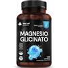 NEW LEAF PRODUCTS Integratori di magnesio glicinato - 120 capsule ad alta resistenza - 1040 mg di magnesio che forniscono 208 mg di magnesio elementare per porzione - ingrediente attivo puro - prodotto nel Regno Unito