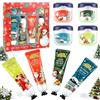 DTXYBC Set Crema Mani Natalizia, 4 Pezzi Crema Mani Regalo Natale+4 Pezzi Balsamo Labbra Natalizio, Cremas Mani Natales, Cremas Mani Natale per Donna, per Vacanze Della Festa Compleanno Natales