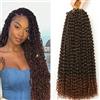 YDDM Passion Twist 24 Pollici Capelli all'Uncinetto a Onda d'Acqua per Extension Sintetiche Lunghe Bohémien