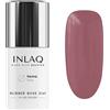 INLAQ® 2in1 Rubber Base Gel UV HEMA Free Blush 6 ml - Smalto Gel fino al 95% di opacità Base Gel per Smalto UV - Hardgel per Unghie Base Gel