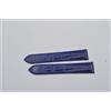 CARTIER Bracciale In Pelle 18MM Per Chiusura A Farfalla 16MM Vintage Blu 18-16