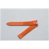 Cartier Pasha Pelle Bracciale 18MM Chiusure Pieghevoli 16MM Nuovo 18-16 Arancio